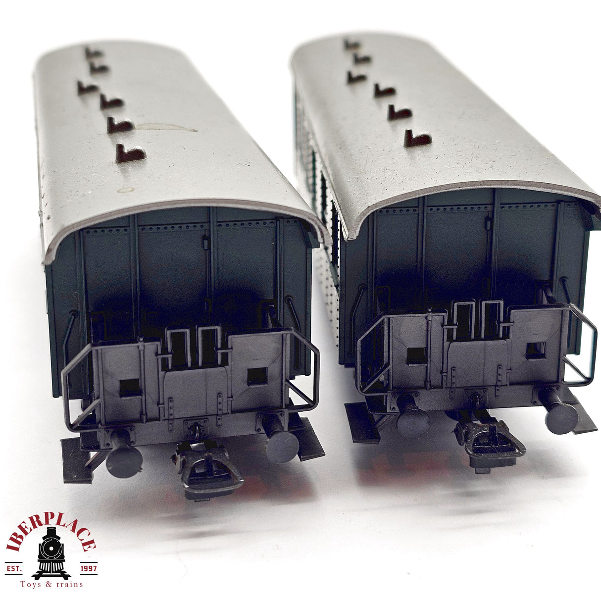 ♻️ 2da mano - DC Roco 2x 4228A vagones pasajeros DB H0 escala 1:87 EH011