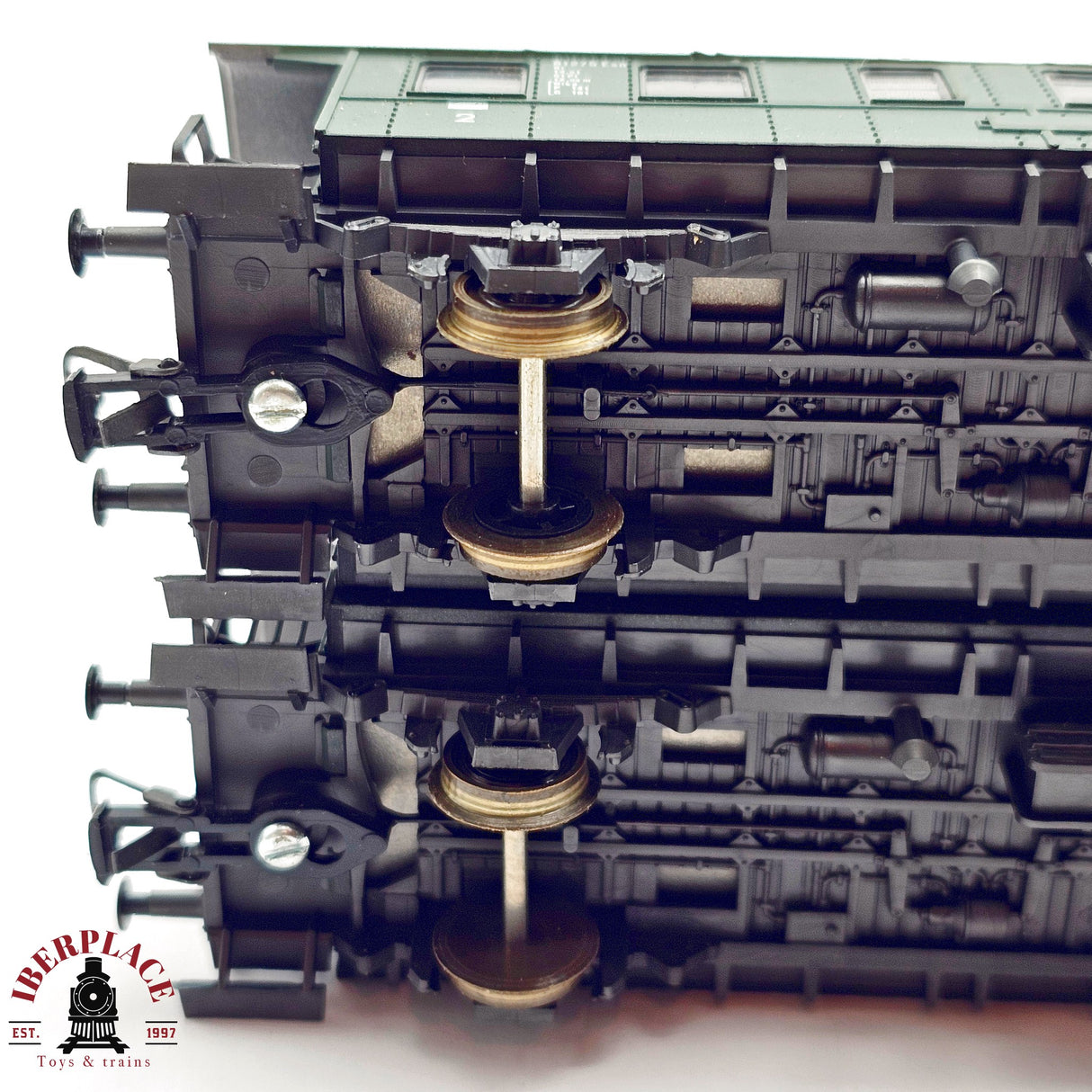 ♻️ 2da mano - DC Roco 2x 4228A vagones pasajeros DB H0 escala 1:87 EH011