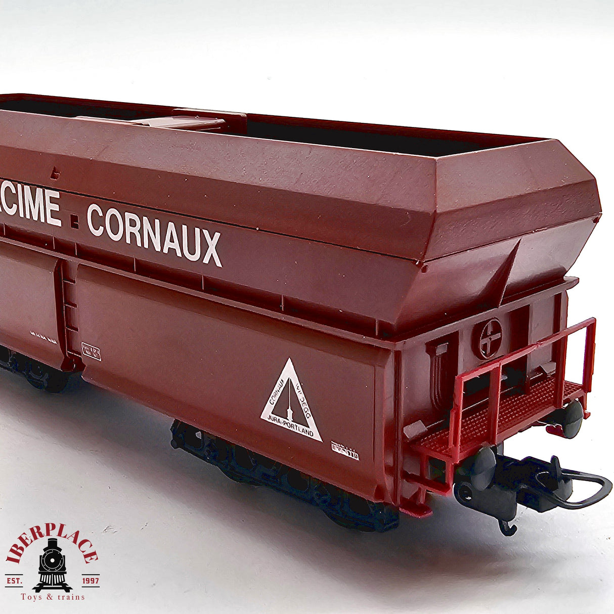 ♻️ 2da mano -  DC Lima 302896 vagón tolva Juracime Cornaux SBB H0 escala 1:87 EH011