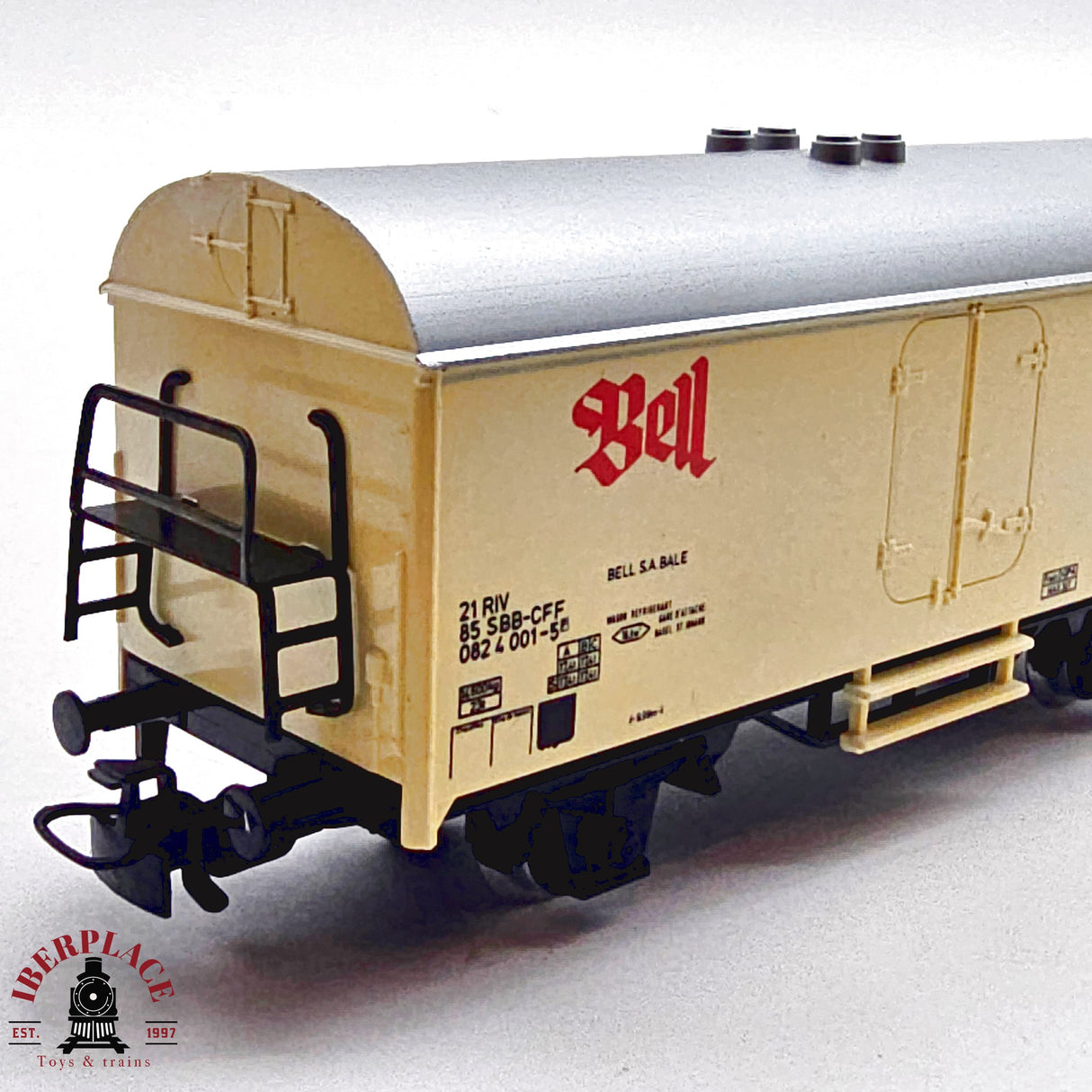 ♻️ 2da mano -  Märklin 4535 vagón cerrado Bell SBB CFF H0 escala 1:87 EH011