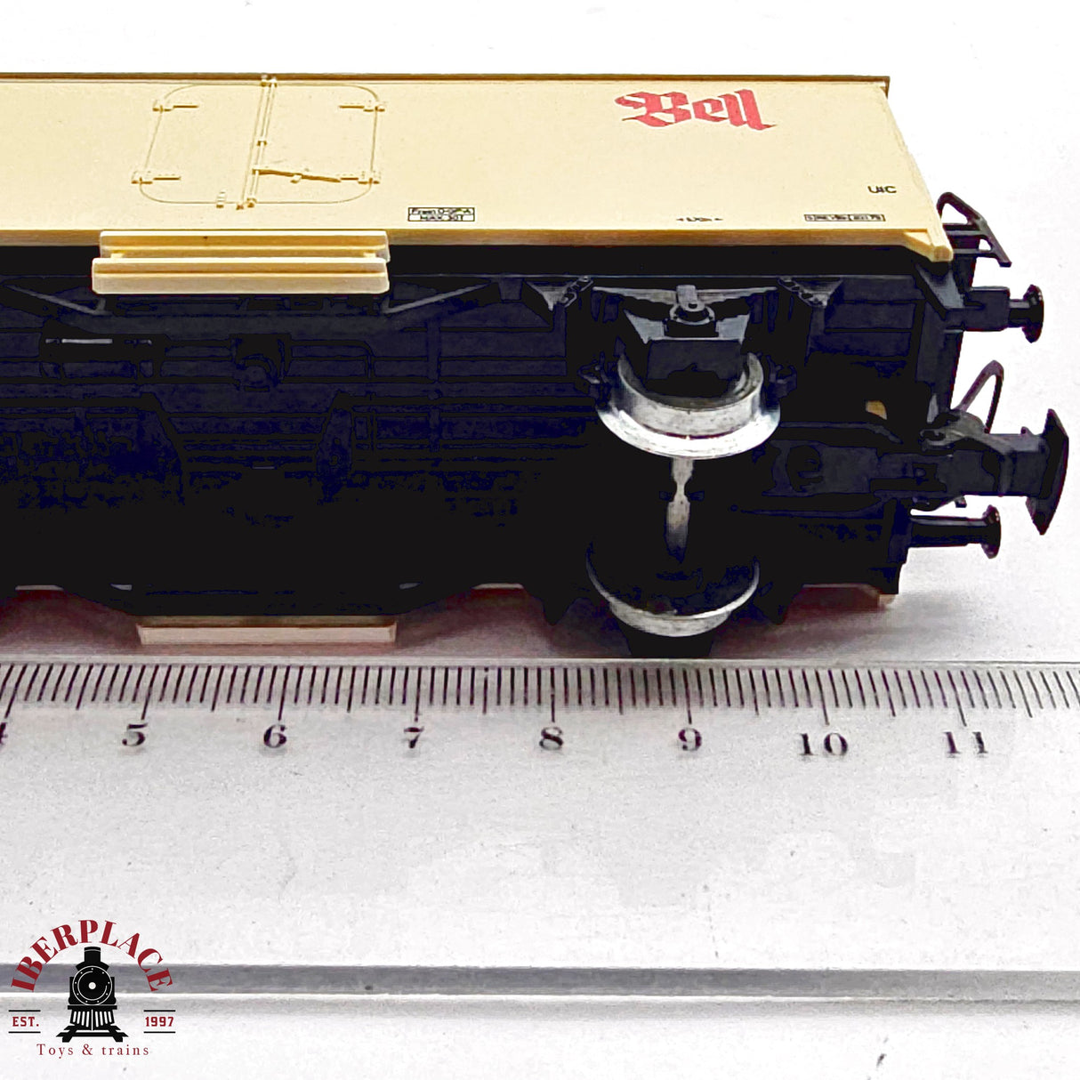 ♻️ 2da mano -  Märklin 4535 vagón cerrado Bell SBB CFF H0 escala 1:87 EH011