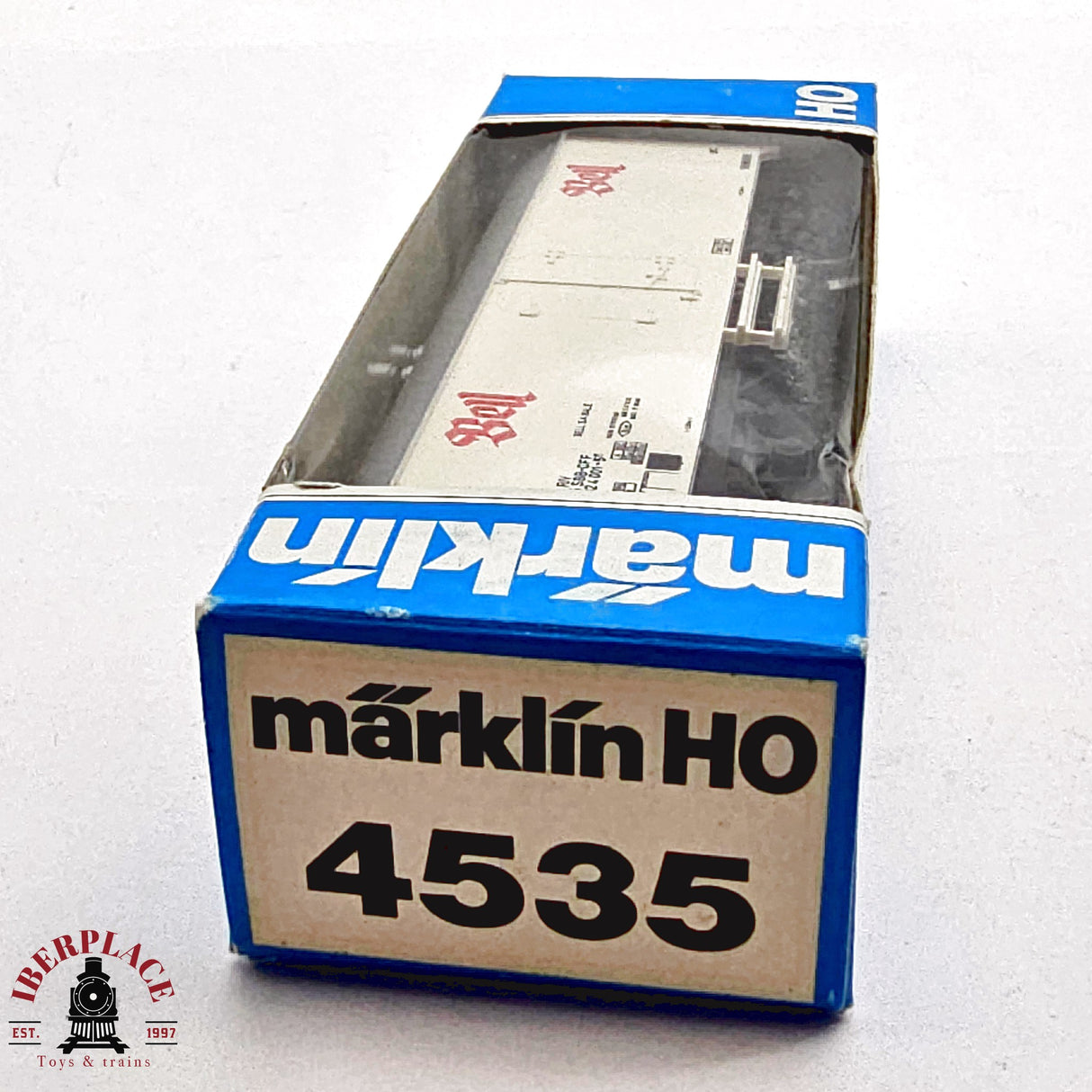 ♻️ 2da mano -  Märklin 4535 vagón cerrado Bell SBB CFF H0 escala 1:87 EH011