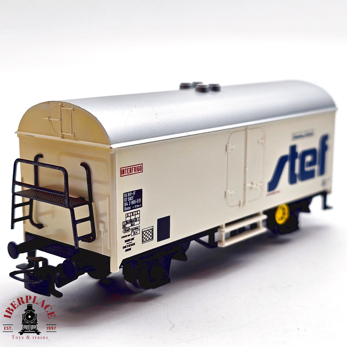 ♻️ 2da mano -  Märklin 4427 vagón cerrado Stef interfrigo SNCF H0 escala 1:87 EH011