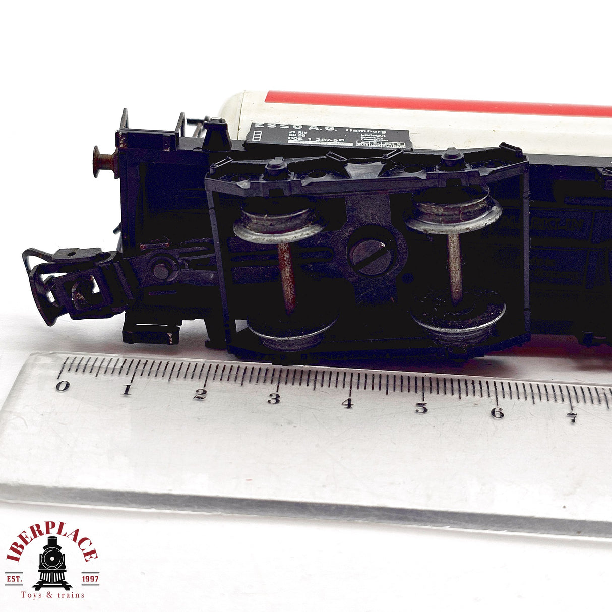 ♻️ 2da mano -  Märklin 4650 vagón cisterna ESSO DB H0 escala 1:87 EH011