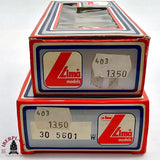 ♻️ 2da mano -  DC Lima 2x vagones mercancias SBB CFF H0 escala 1:87 EH011
