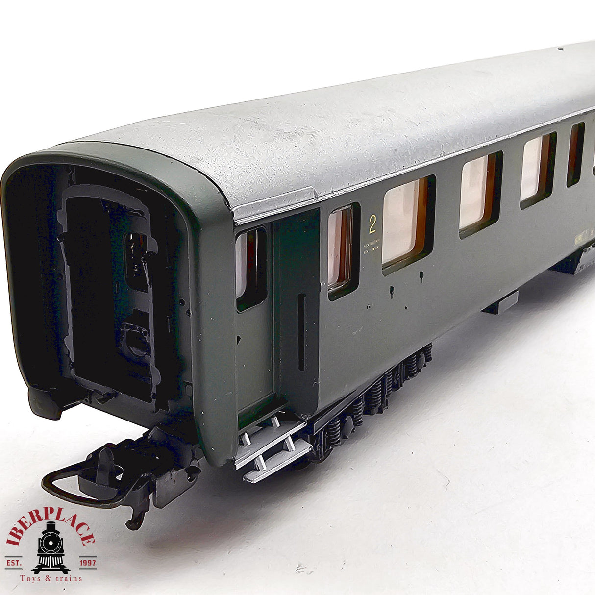 ♻️ 2da mano - DC Lima 309190 vagón pasajeros BLS clase 2 H0 escala 1:87 EH011