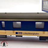 ♻️ 2da mano - DC Lima 309364 vagón equipajes BLS Livery  H0 escala 1:87 EH011