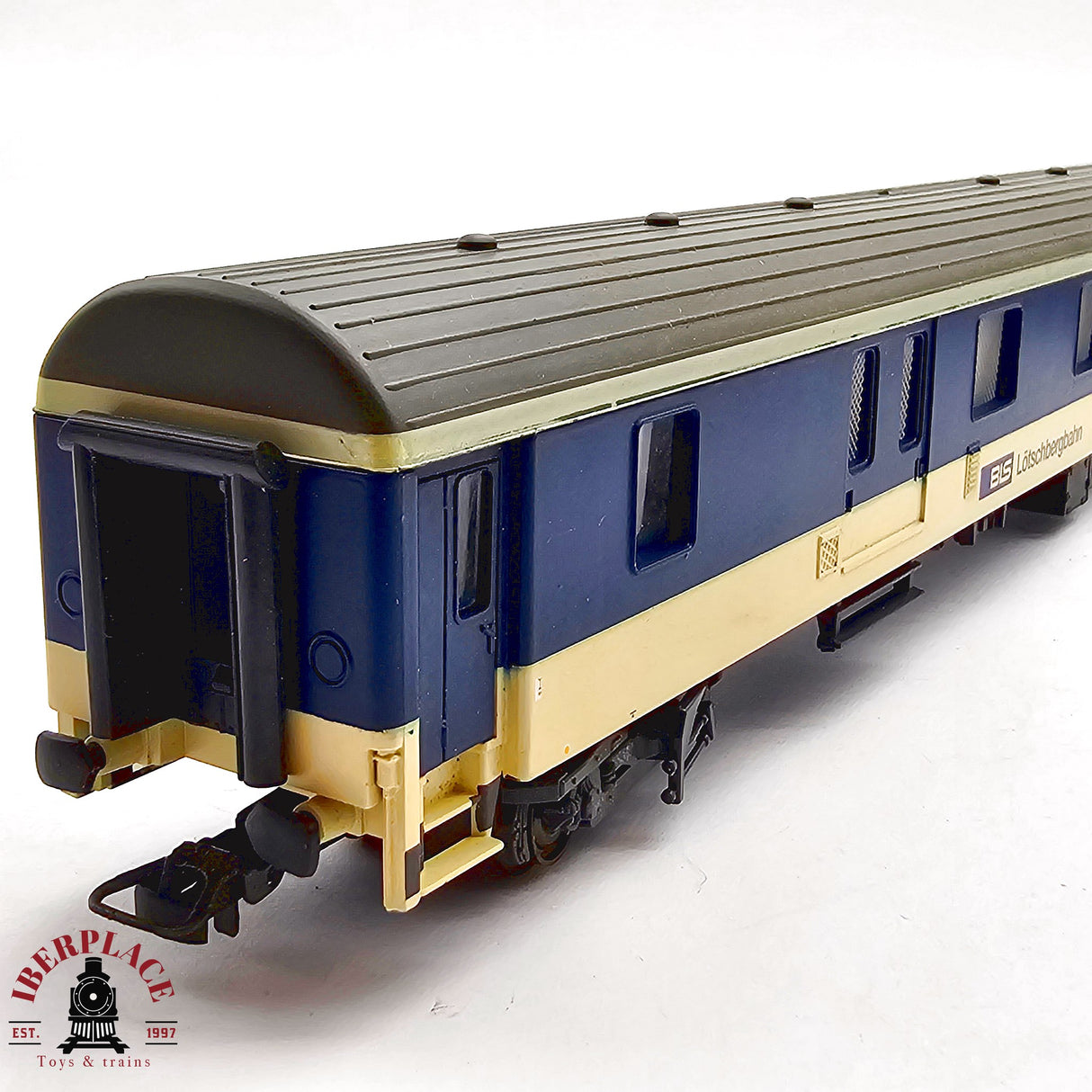 ♻️ 2da mano - DC Lima 309364 vagón equipajes BLS Livery  H0 escala 1:87 EH011