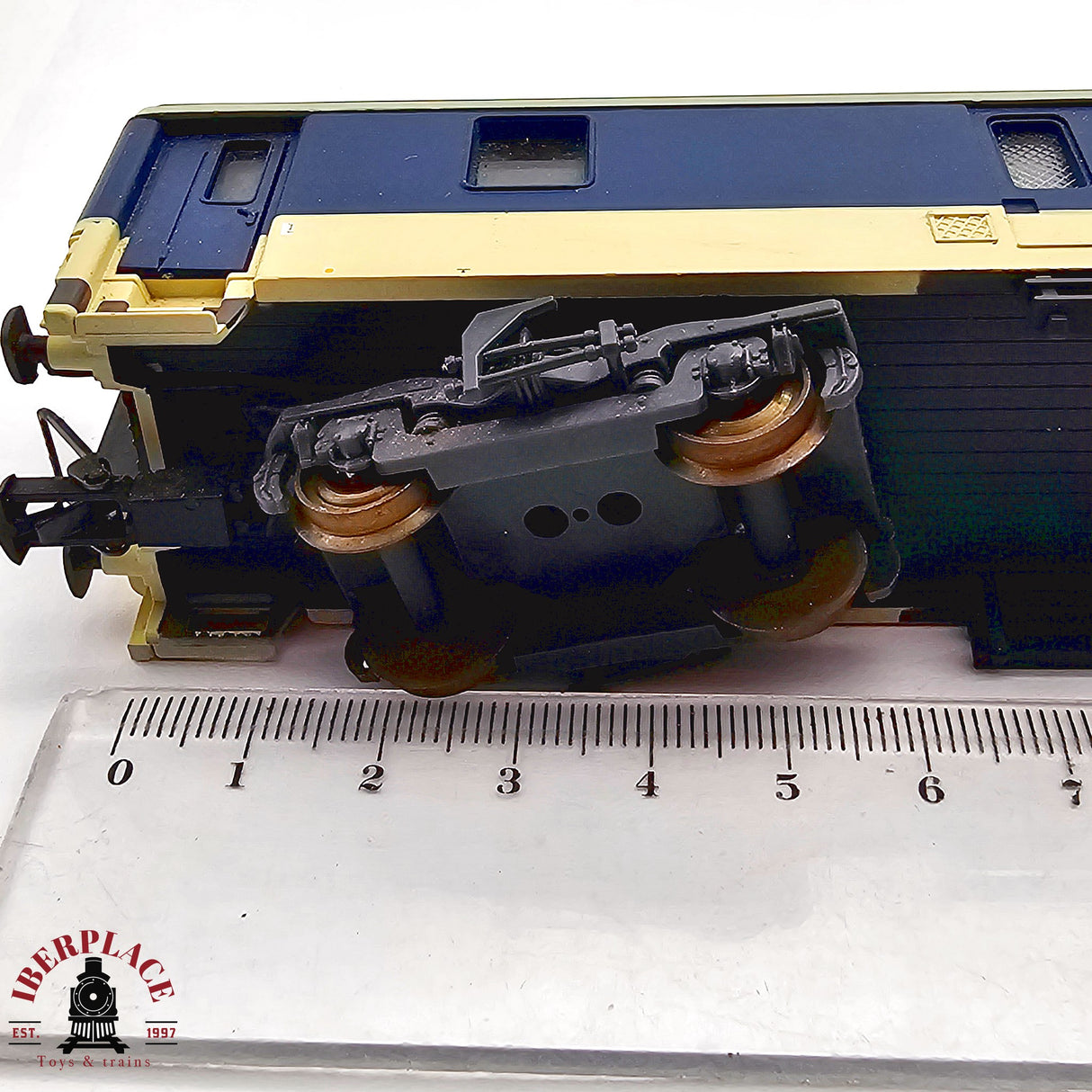 ♻️ 2da mano - DC Lima 309364 vagón equipajes BLS Livery  H0 escala 1:87 EH011