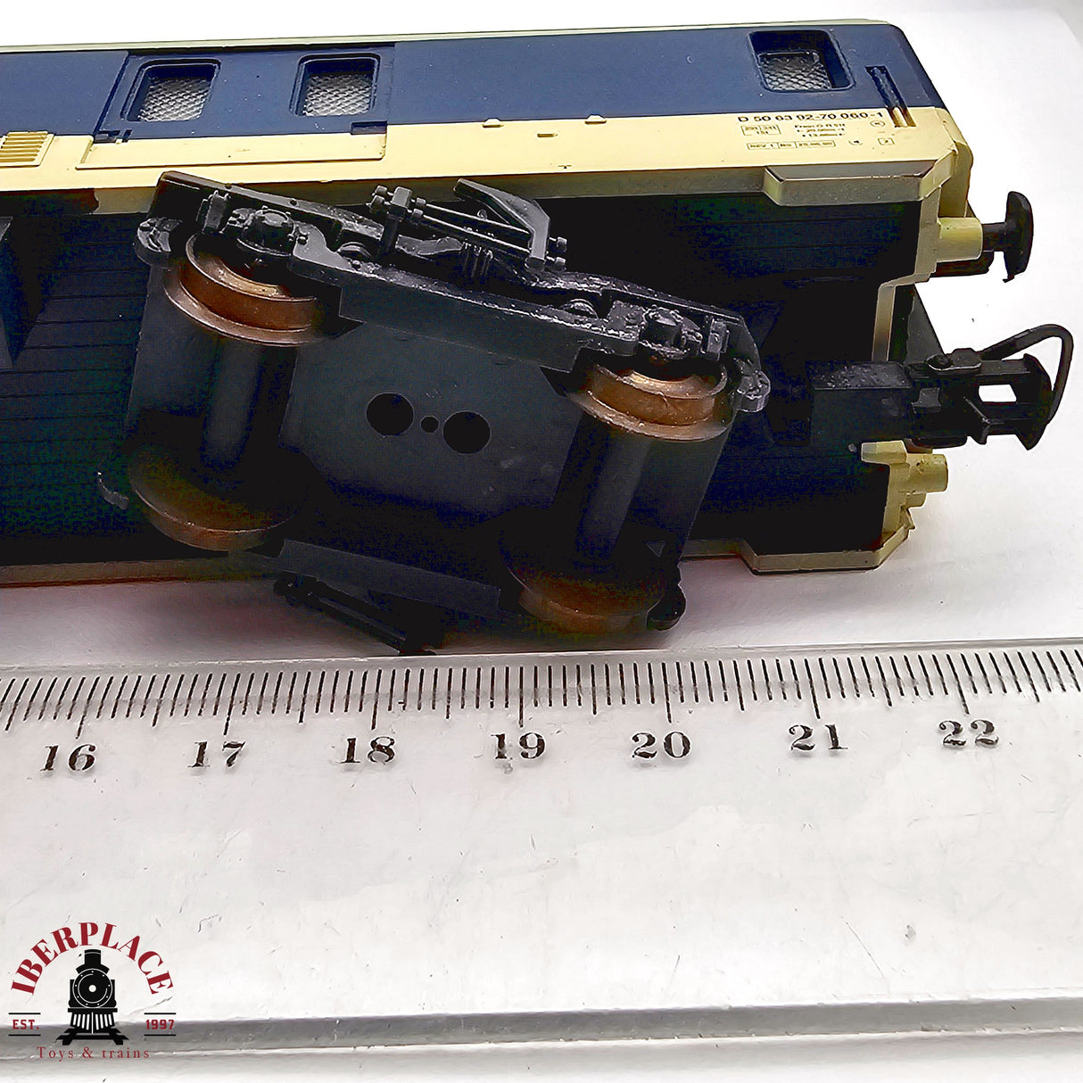 ♻️ 2da mano - DC Lima 309364 vagón equipajes BLS Livery  H0 escala 1:87 EH011