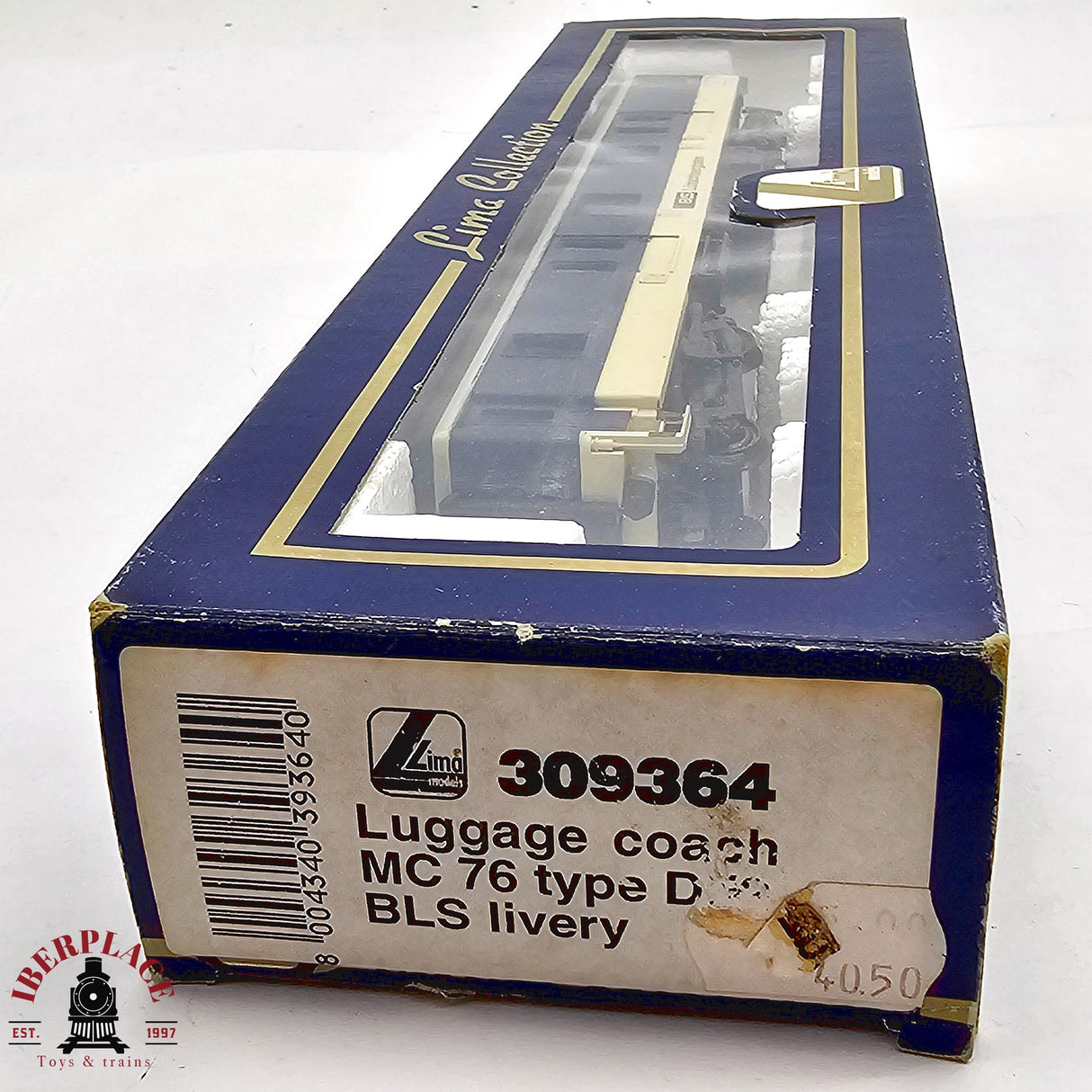 ♻️ 2da mano - DC Lima 309364 vagón equipajes BLS Livery  H0 escala 1:87 EH011