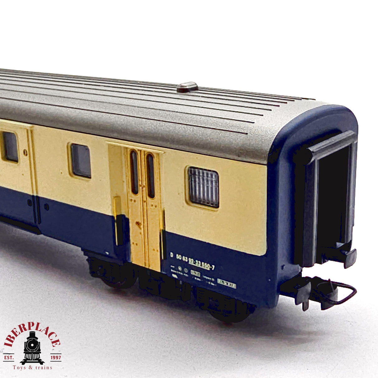 ♻️ 2da mano - DC Lima 309326 vagón equipajes BLS Livery 1989 H0 escala 1:87 EH011