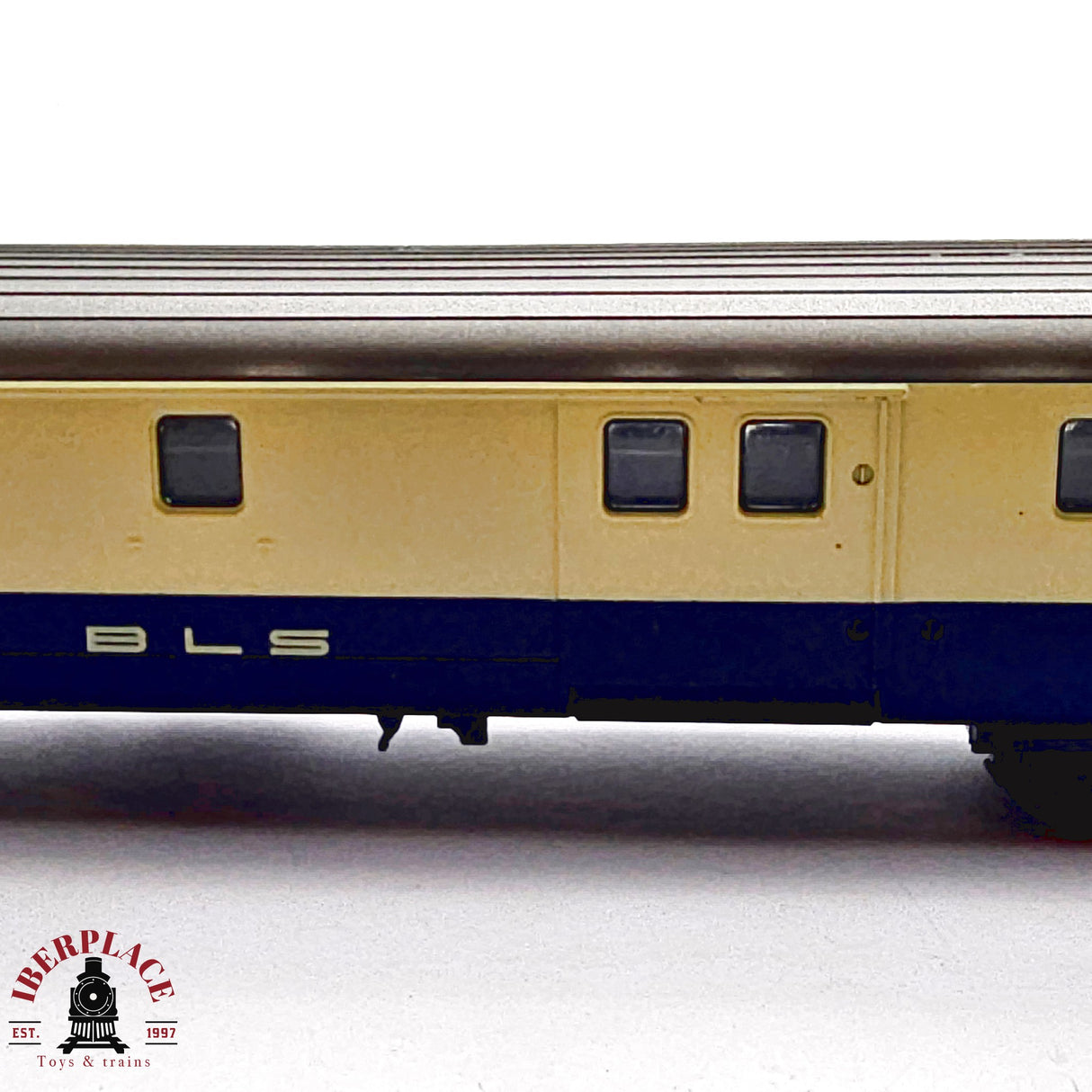 ♻️ 2da mano - DC Lima 309326 vagón equipajes BLS Livery 1989 H0 escala 1:87 EH011