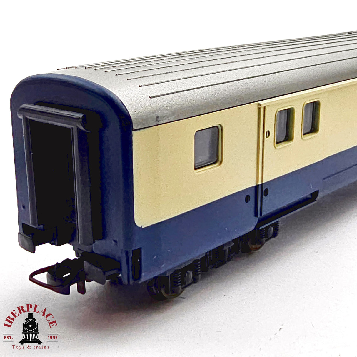 ♻️ 2da mano - DC Lima 309326 vagón equipajes BLS Livery 1989 H0 escala 1:87 EH011