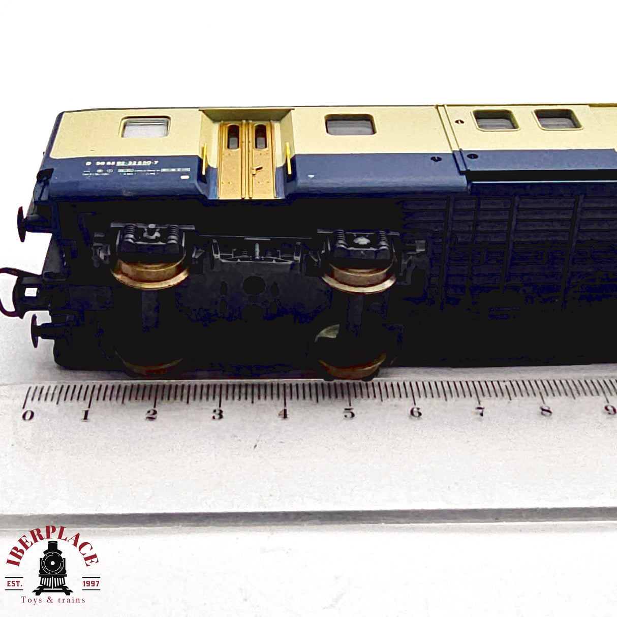 ♻️ 2da mano - DC Lima 309326 vagón equipajes BLS Livery 1989 H0 escala 1:87 EH011