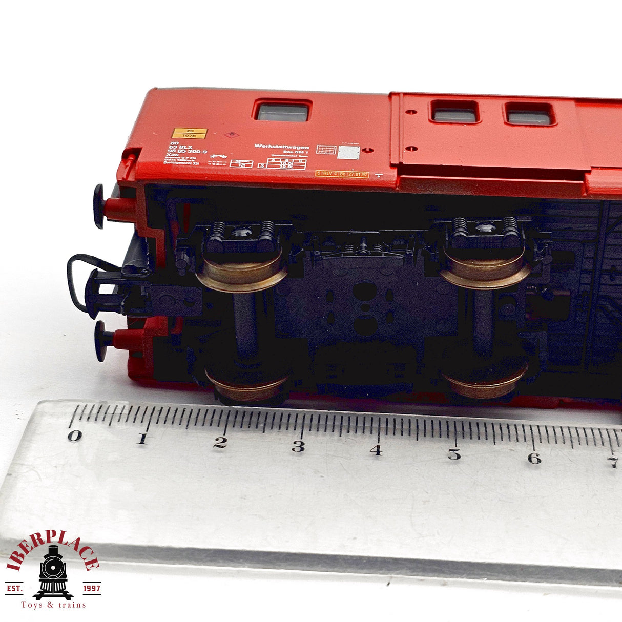 ♻️ 2da mano - DC Lima L309357 vagón equipajes BLS Coach H0 escala 1:87 EH011