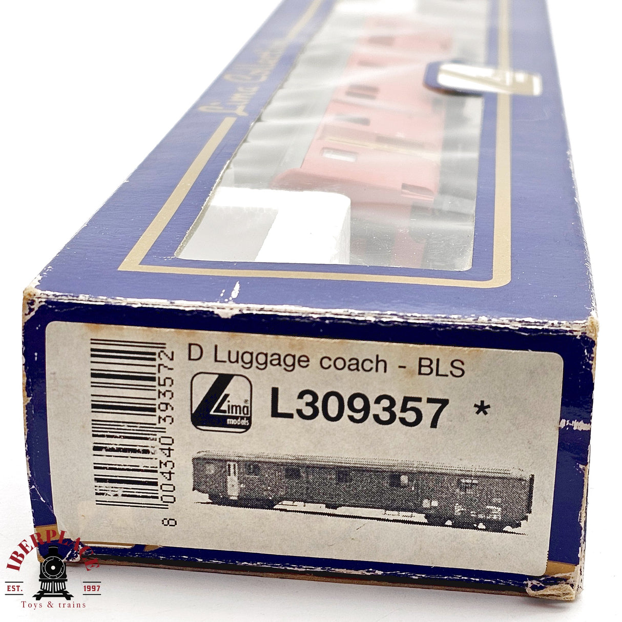 ♻️ 2da mano - DC Lima L309357 vagón equipajes BLS Coach H0 escala 1:87 EH011