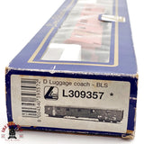 ♻️ 2da mano - DC Lima L309357 vagón equipajes BLS Coach H0 escala 1:87 EH011