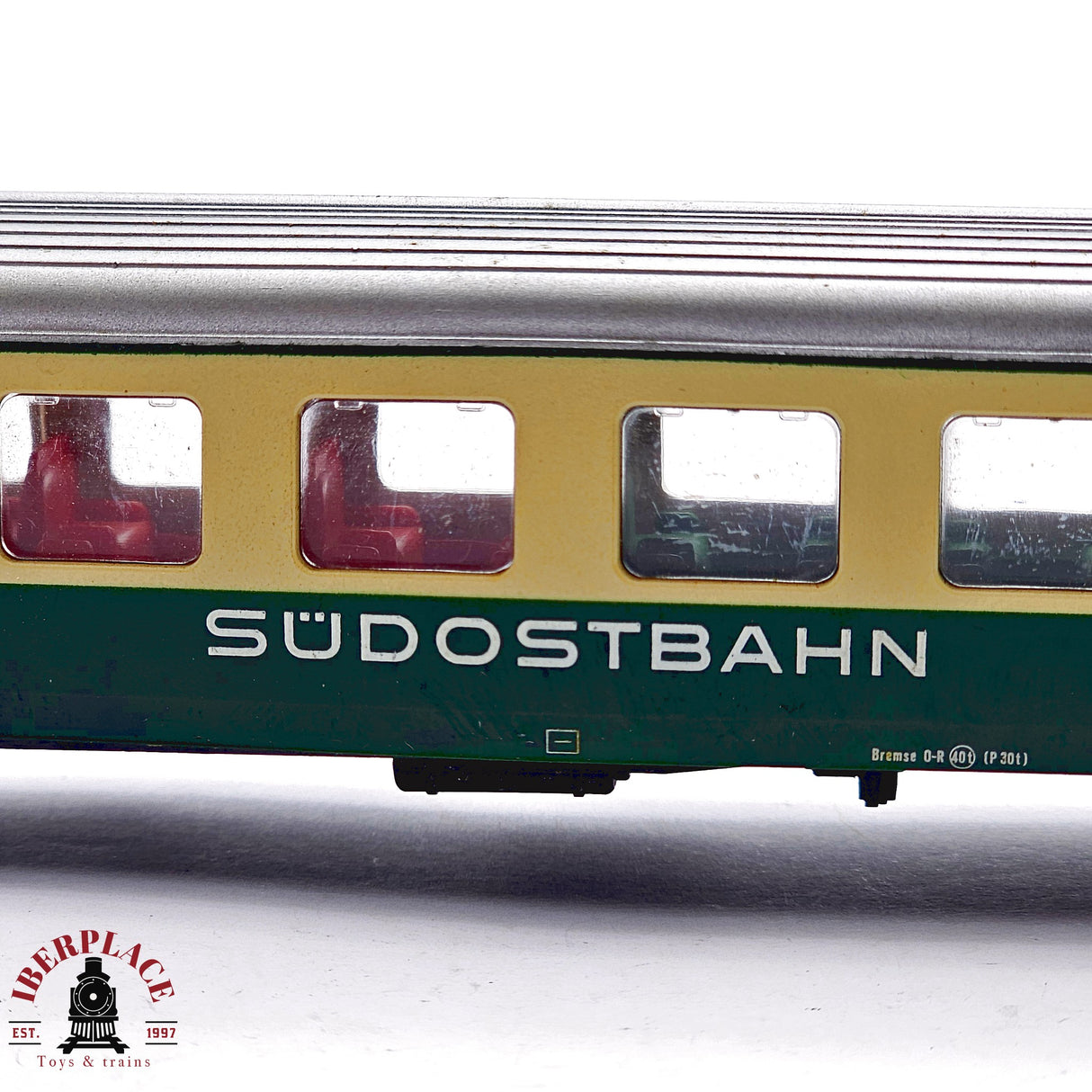 ♻️ 2da mano - DC Roco vagón pasajeros südostbahn clase 2 H0 escala 1:87 EH011