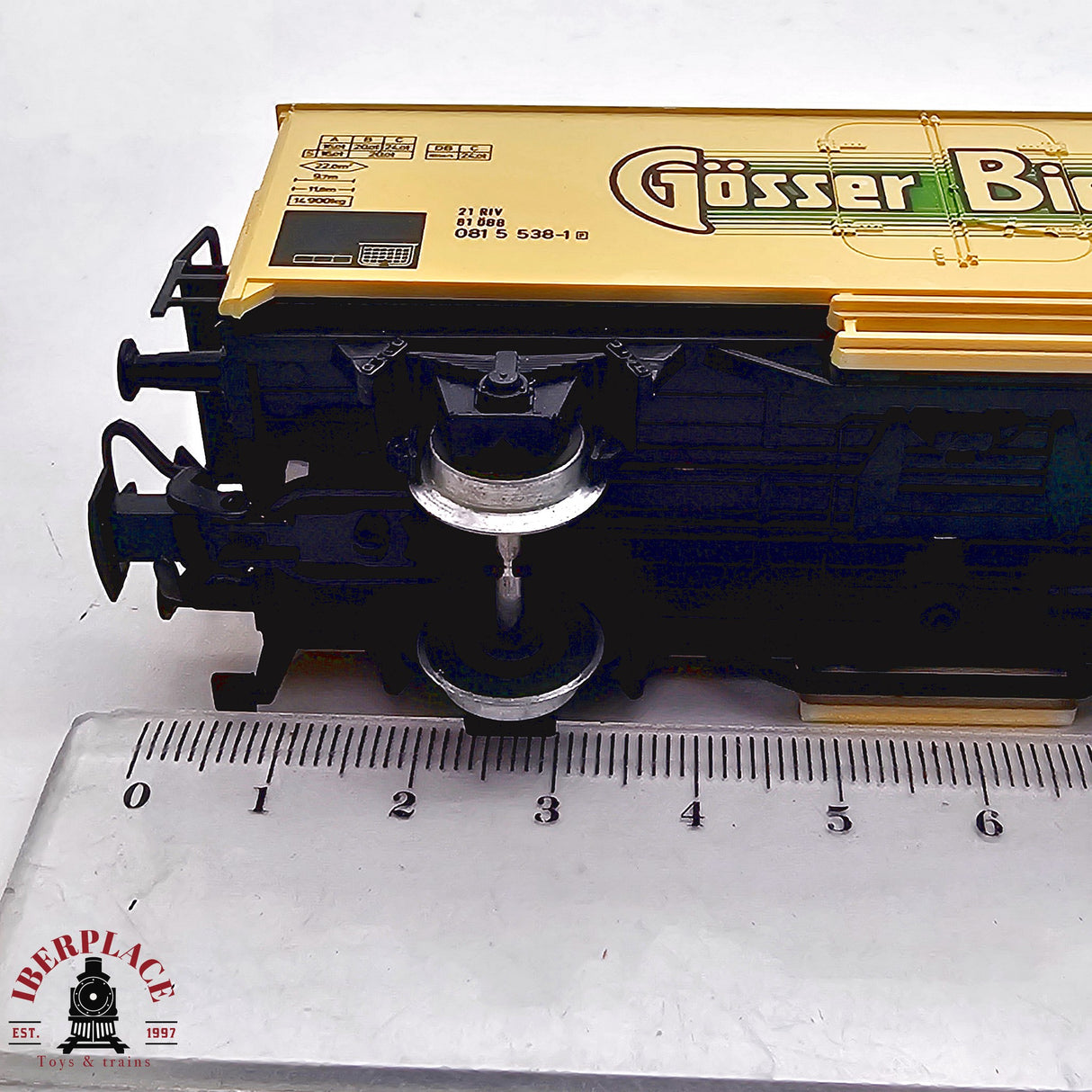 ♻️ 2da mano -  AC Märklin 4567 vagón cervecero Gösser Bier ÖBB H0 escala 1:87 EH011