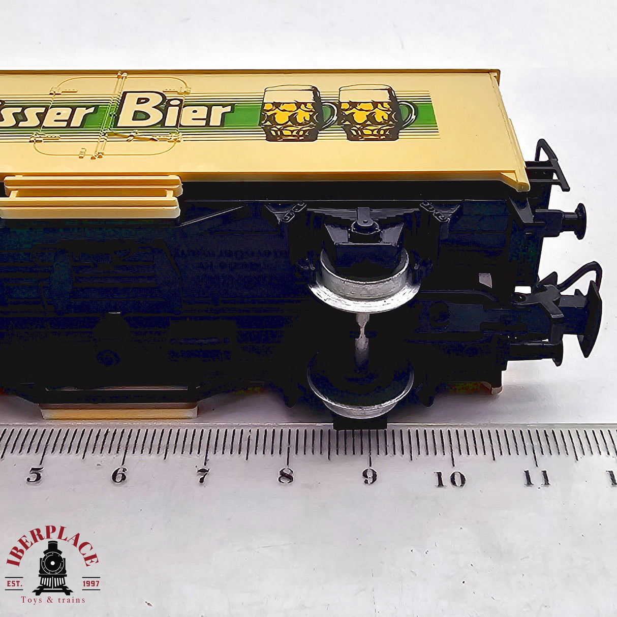 ♻️ 2da mano -  AC Märklin 4567 vagón cervecero Gösser Bier ÖBB H0 escala 1:87 EH011