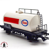 ♻️ 2da mano -  AC Märklin 4441 vagón cisterna Esso DB H0 escala 1:87 EH011