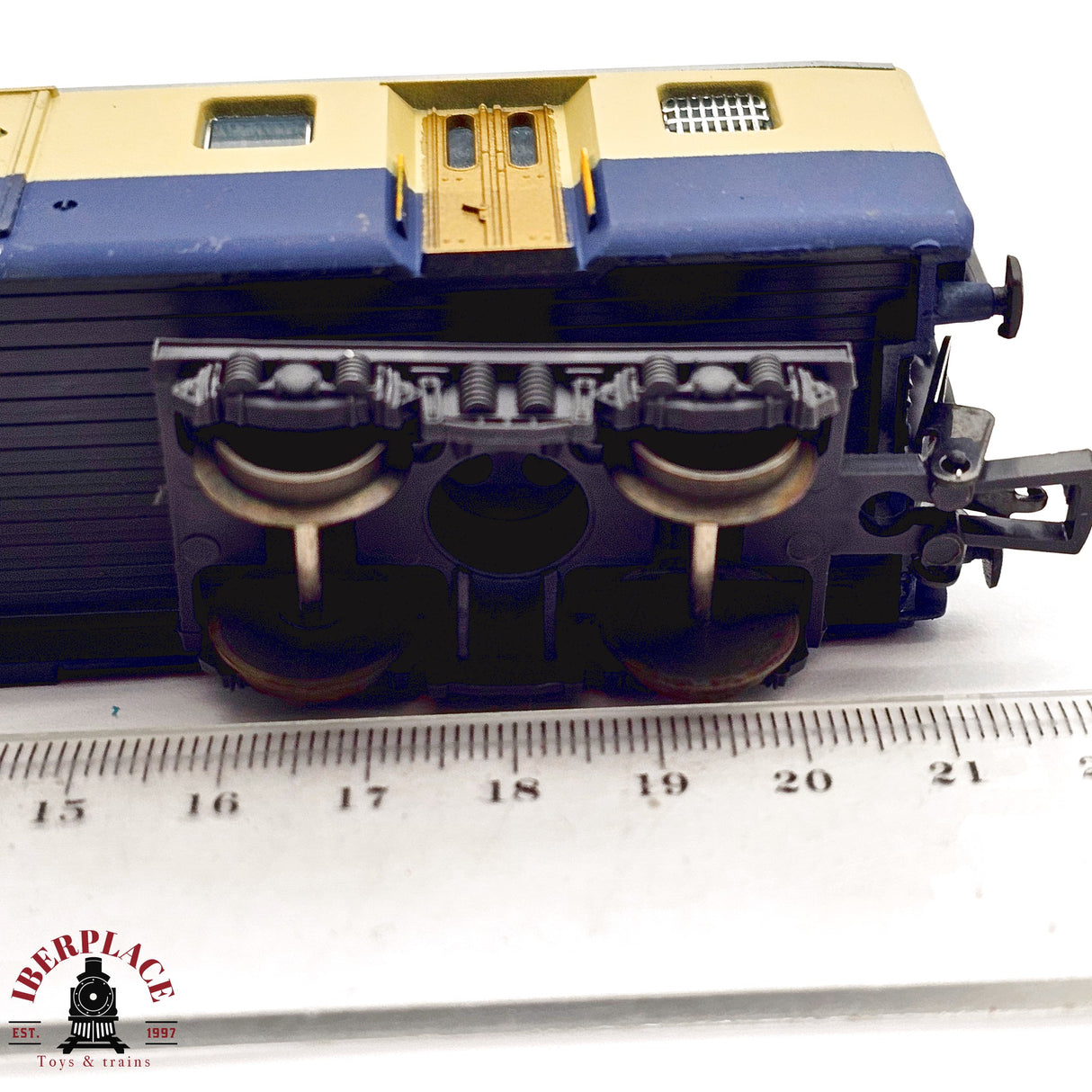 ♻️ 2da mano -  DC lima vagón pasajeros equipaje BLS H0 escala 1:87 EH011