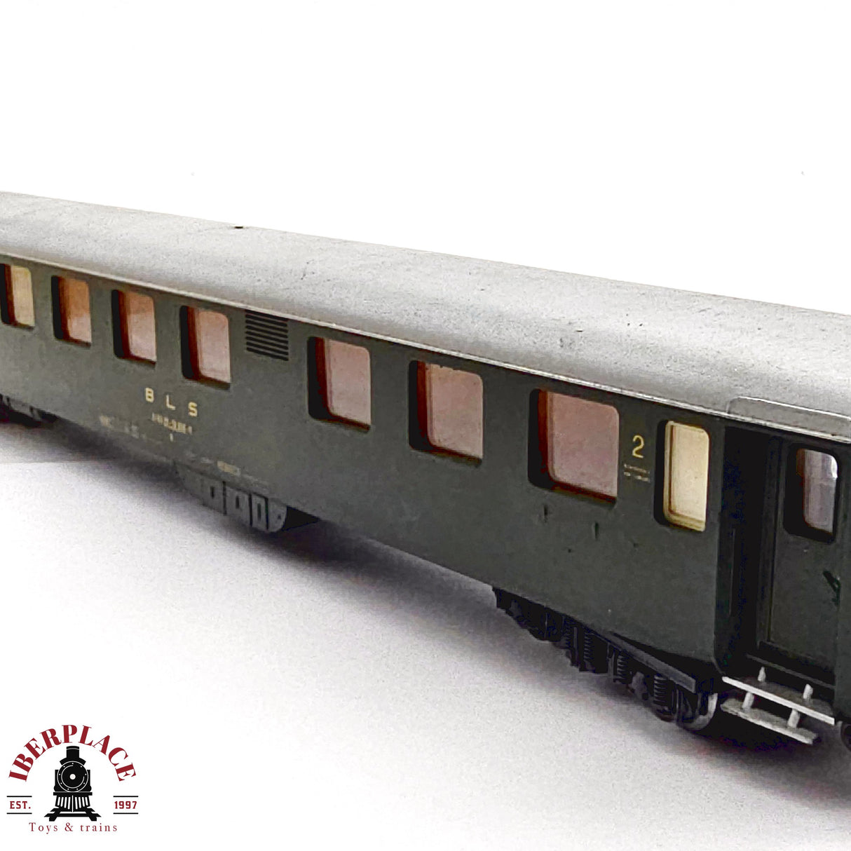 ♻️ 2da mano - DC Lima vagón pasajeros BLS clase 2 H0 escala 1:87 EH011