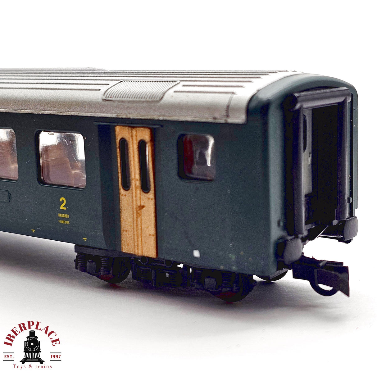 ♻️ 2da mano - DC Lima vagón pasajeros BLS clase 2 H0 escala 1:87 EH011