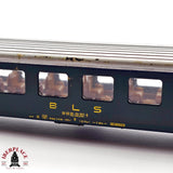 ♻️ 2da mano - DC Lima vagón pasajeros BLS clase 2 H0 escala 1:87 EH011