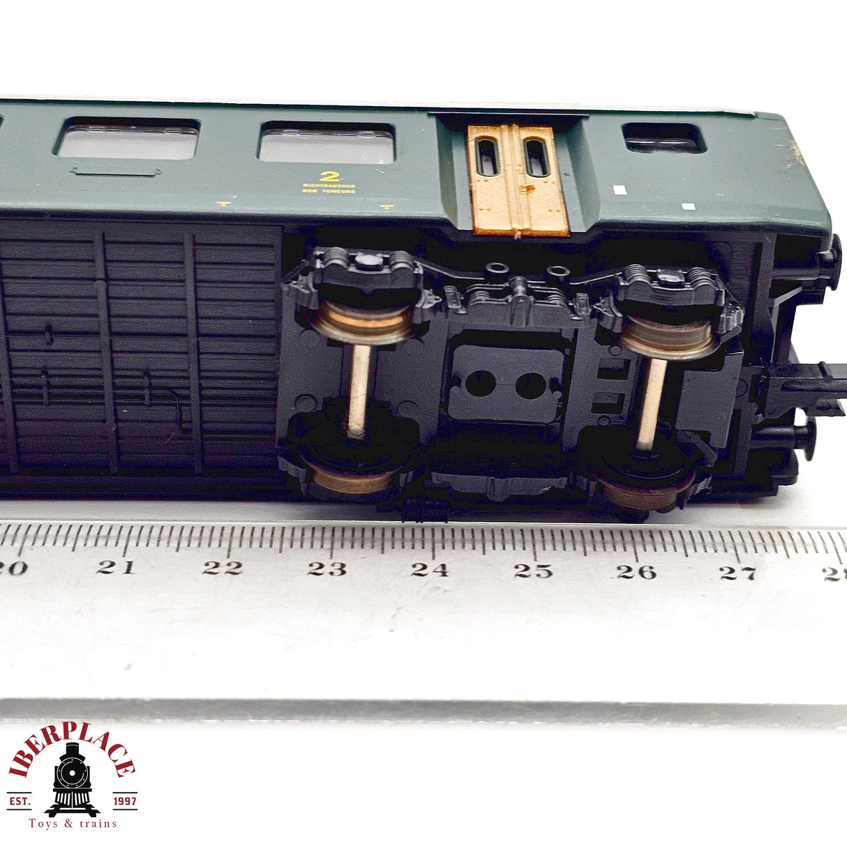 ♻️ 2da mano - DC Lima vagón pasajeros BLS clase 2 H0 escala 1:87 EH011