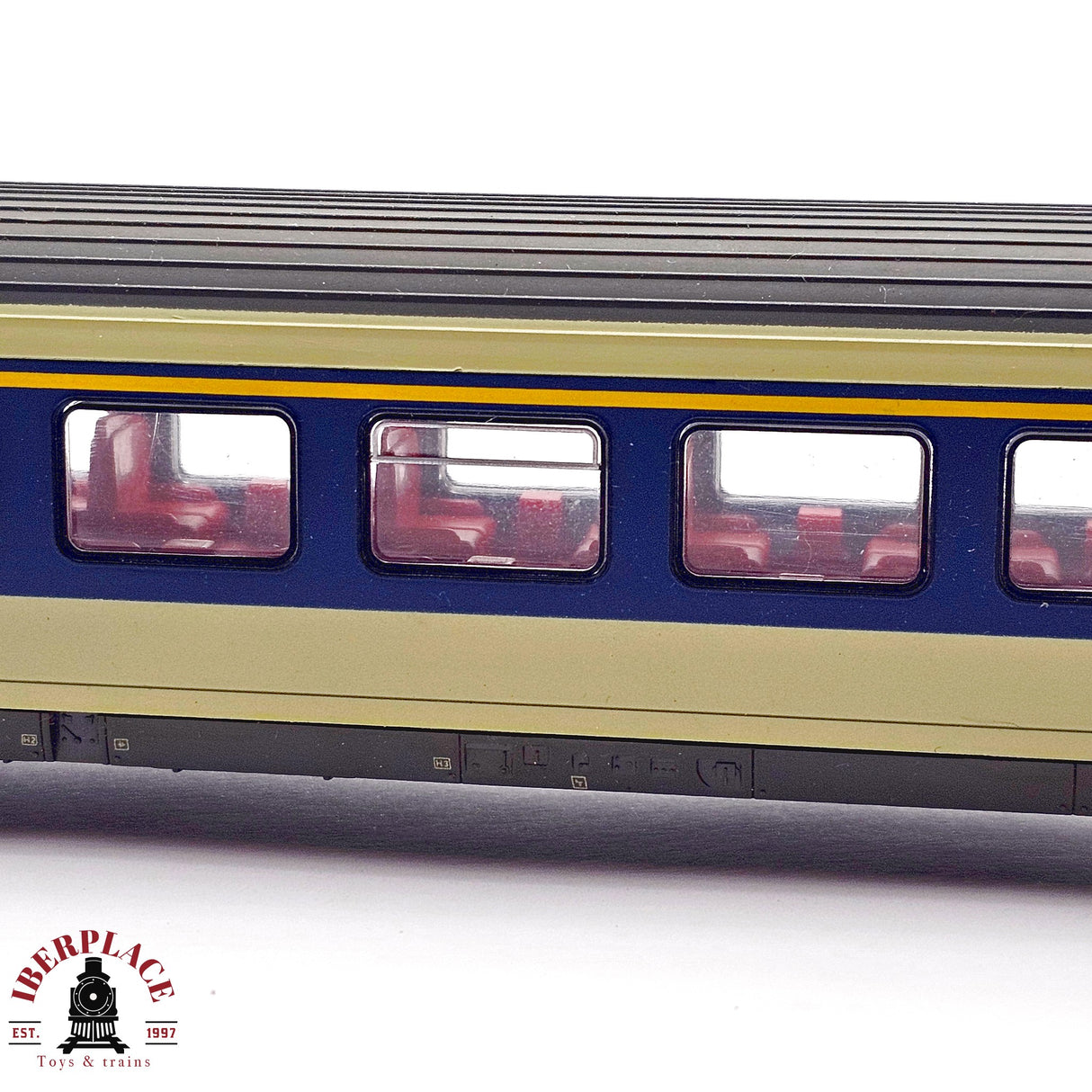 ♻️ 2da mano - DC Roco vagón pasajeros BLS Lötschbergbahn H0 escala 1:87 EH011