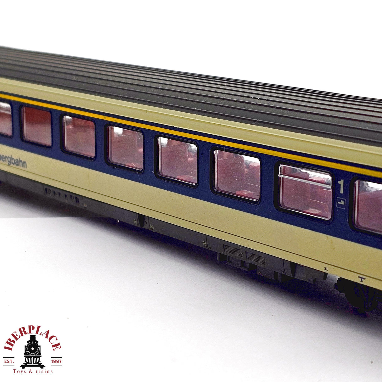 ♻️ 2da mano - DC Roco vagón pasajeros BLS Lötschbergbahn H0 escala 1:87 EH011