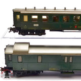 ♻️ 2da mano - AC 2x Märklin vagones pasajeros y equipaje SBB H0 escala 1:87 EH011