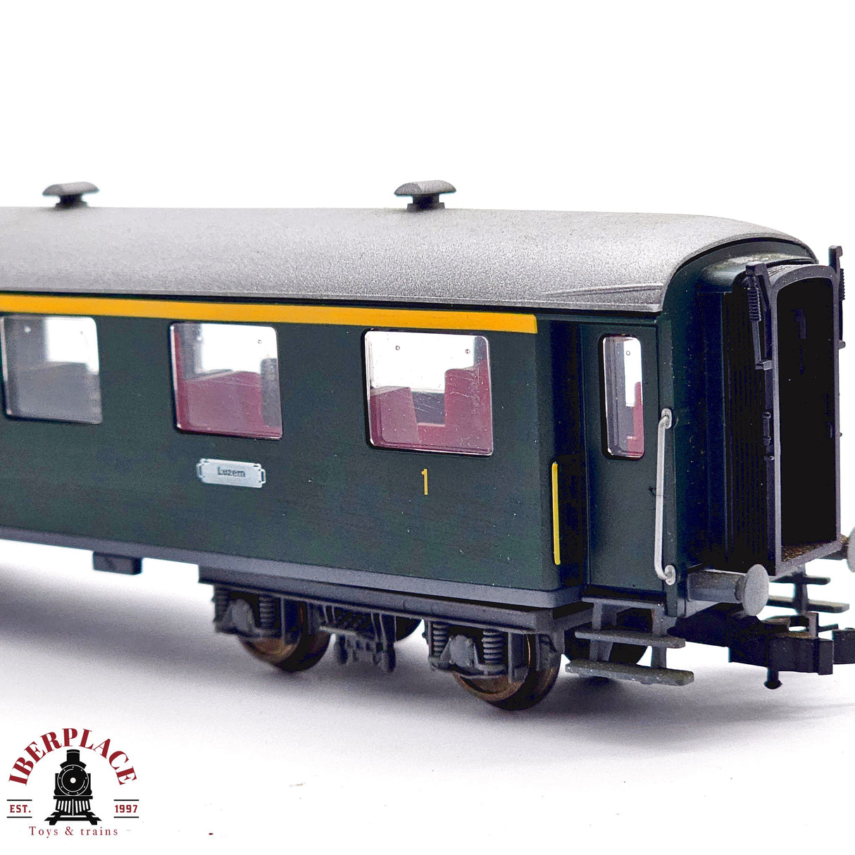 ♻️ 2da mano - AC Fleischmann vagon pasajeros SBB CFF H0 escala 1:87 EH011