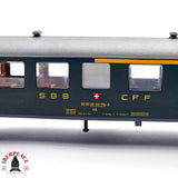 ♻️ 2da mano - AC Fleischmann vagon pasajeros SBB CFF H0 escala 1:87 EH011