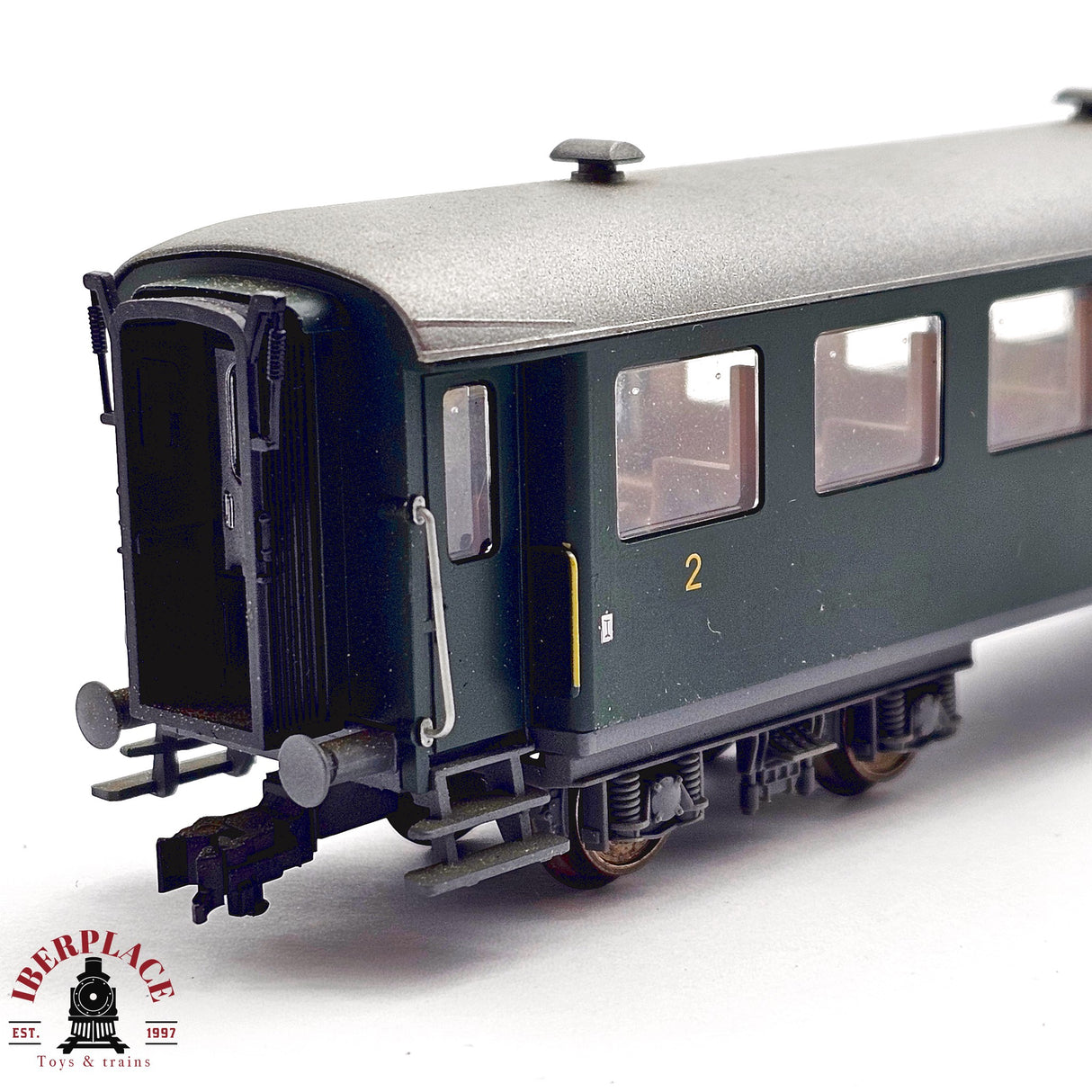 ♻️ 2da mano - AC Fleischmann vagon pasajeros SBB CFF H0 escala 1:87 EH011