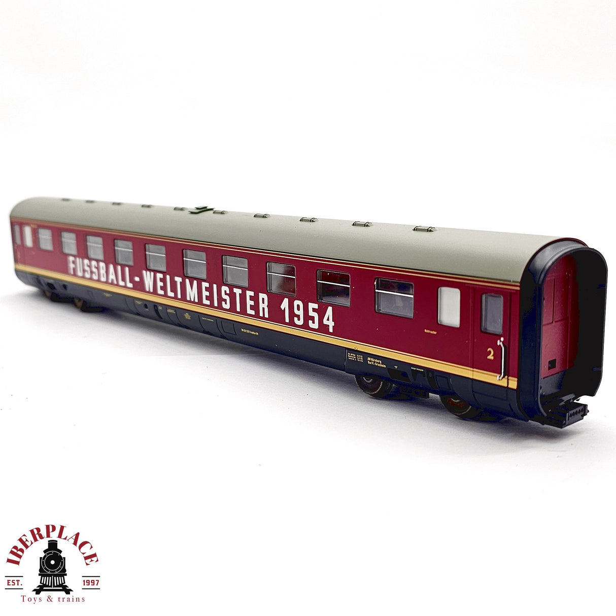 ♻️ 2da mano - AC Märklin 42080 coche intermedio Fussball Weltmeister 1954 H0 escala 1:87 EH011
