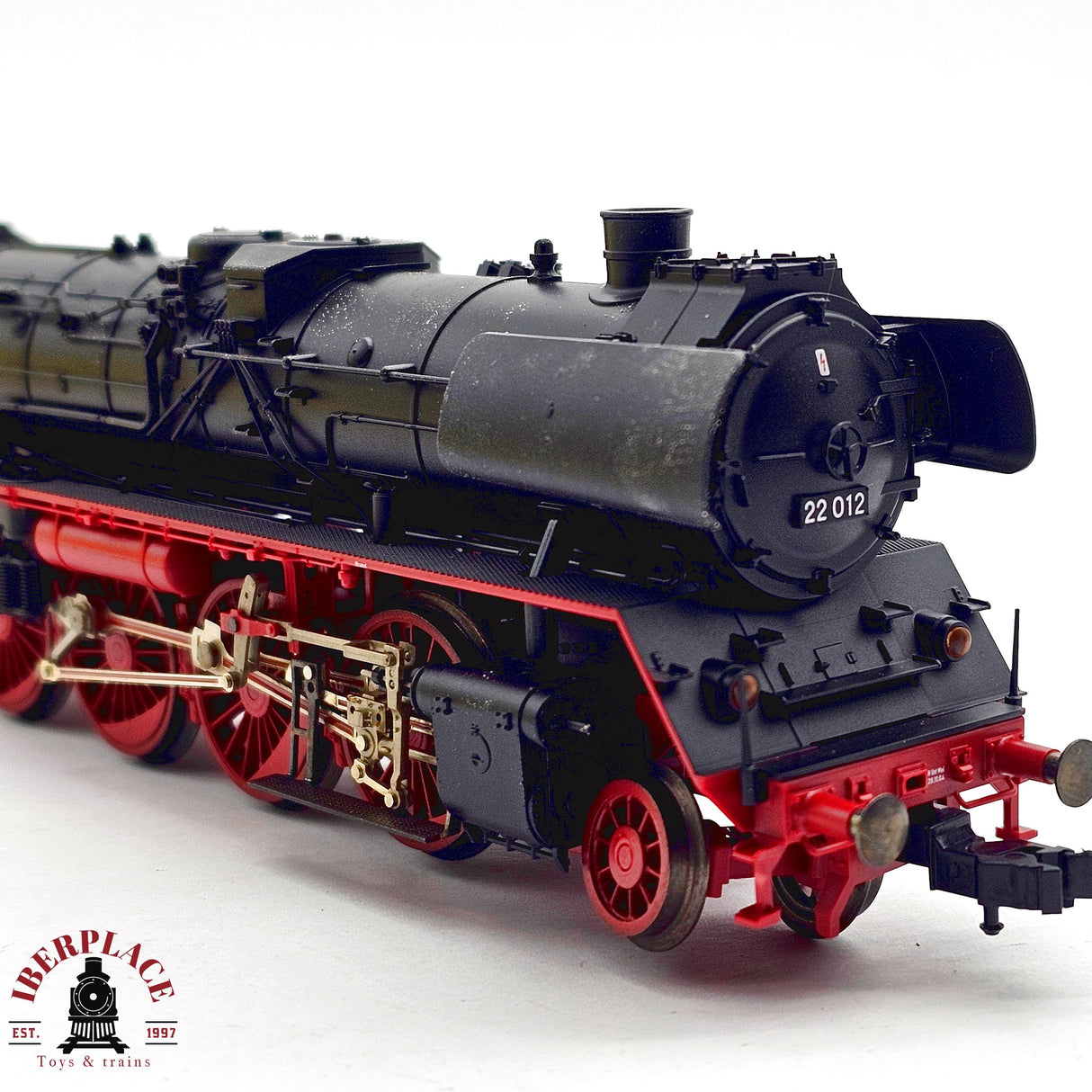 ♻️ 2da mano - DC Fleischmann 4122K Locomotora BR 22 DR H0 escala 1:87 E12