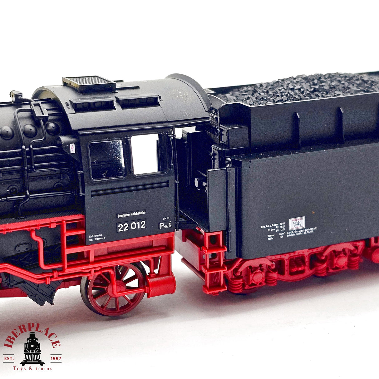 ♻️ 2da mano - DC Fleischmann 4122K Locomotora BR 22 DR H0 escala 1:87 E12