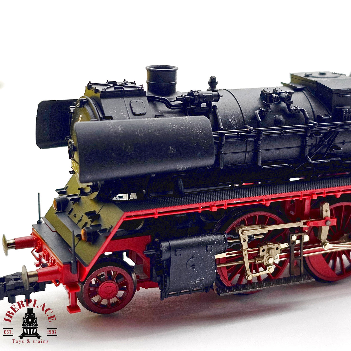 ♻️ 2da mano - DC Fleischmann 4122K Locomotora BR 22 DR H0 escala 1:87 E12