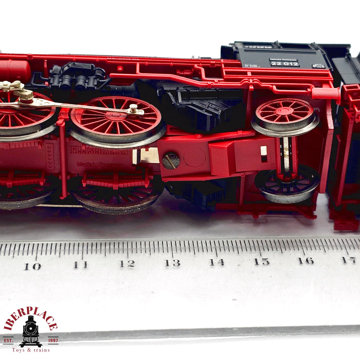 ♻️ 2da mano - DC Fleischmann 4122K Locomotora BR 22 DR H0 escala 1:87 E12