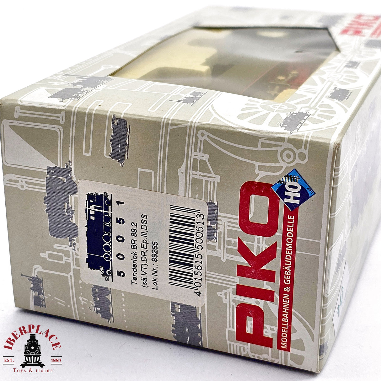 ♻️ 2da mano - DC PIKO 50051 Locomotora BR 89.2 DR H0 escala 1:87 E12