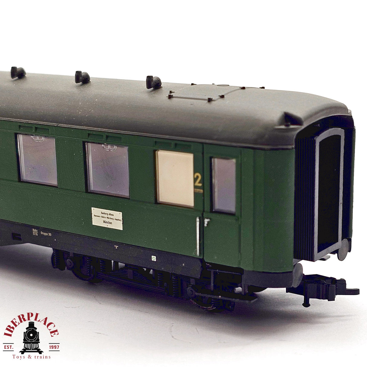 ♻️ 2da mano - DC Liliput L383351 vagón pasajeros DB clase 2 H0 escala 1:87 E12