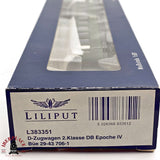 ♻️ 2da mano - DC Liliput L383351 vagón pasajeros DB clase 2 H0 escala 1:87 E12