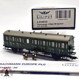 ♻️ 2da mano - DC Liliput L334033 vagón pasajeros Clase 3 DB Ep III H0 escala 1:87 E12