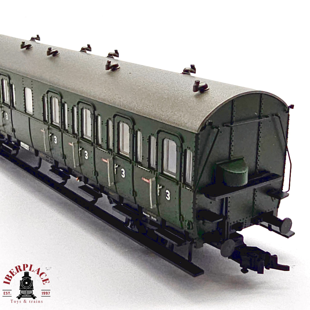 ♻️ 2da mano - DC Liliput L334033 vagón pasajeros Clase 3 DB Ep III H0 escala 1:87 E12