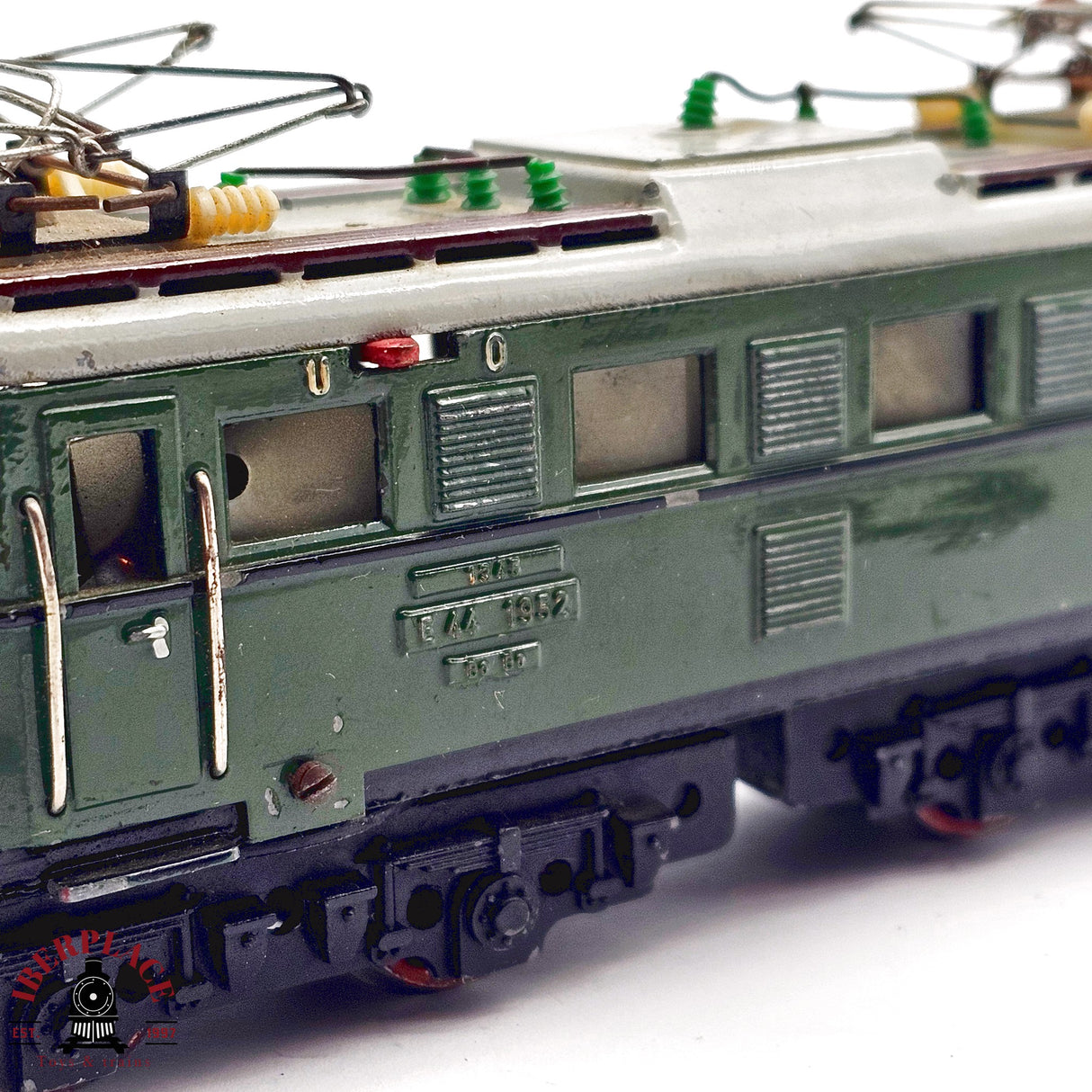 ♻️ 2da mano - DC Fleischmann 1335 vintage Locomotora E44 1952 Hierro fundido H0 escala 1:87 E12