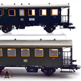 ♻️ 2da mano -  Märklin 4x 4301 4302 vagones pasajeros DB H0 escala 1:87 E12