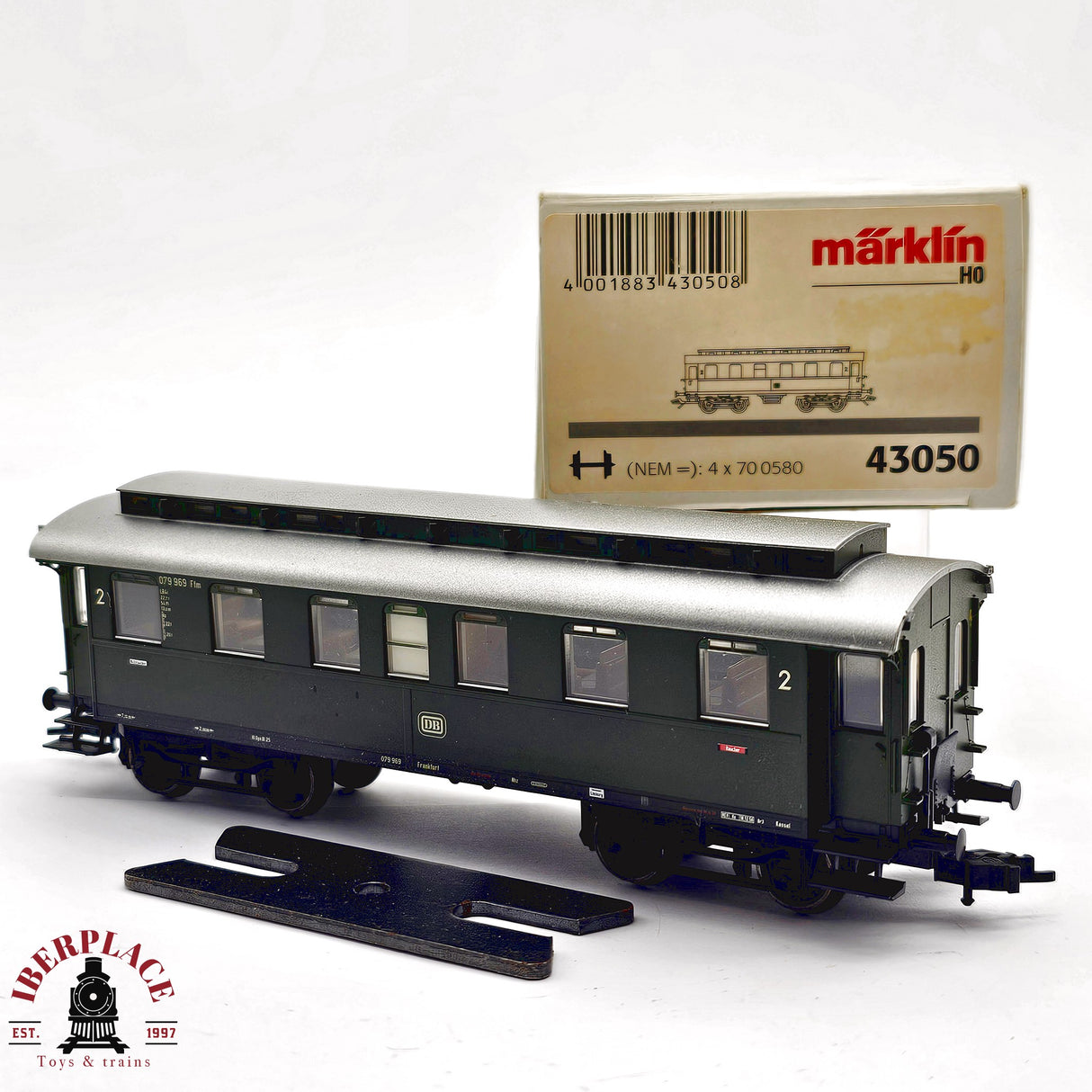 ♻️ 2da mano -  Märklin 43050 vagón pasajeros DB H0 escala 1:87 E12